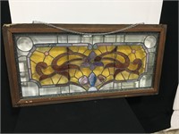 Stunning Antique Stained Glass Window