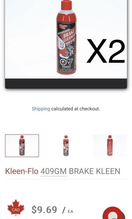 X2 Kleen-Flo BRAKE KLEEN - brake cleaner