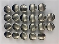 (22) Dimpled Polished Nickel Cabinet knobs 1