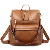 P2534  YOMYM Women Backpack Travel Bag, PU Leather