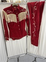 Western Style Velvet Jacket & Pants Fort Worth