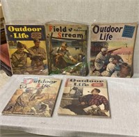 Field and Stream and Outdoor Life magazines -