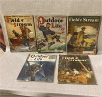Outdoor Life and Field and Stream magazines -