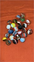25 Peltier  Rainbos mint condition marbles