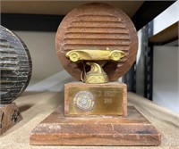 Two Car Racing Trophies
