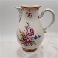 1800's Old Vienna 8" Hot Milk Pot - Moka Pot