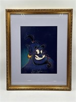 Disney "Aladdin Genie" Litho Signed by Artist 1973