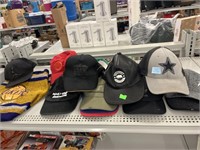 Collection of hats and more.