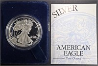 1999-P PROOF AMERICAN SILVER EAGLE OGP