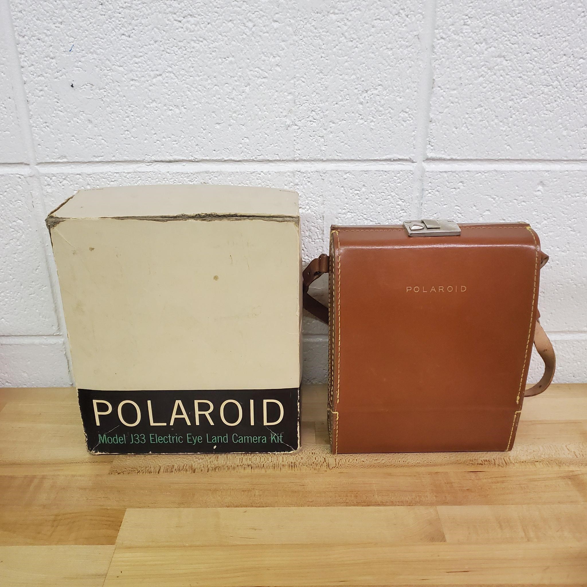 Vtg Polaroid Model J33 Electric Eye Land Camera