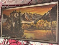 F - FRAMED ART 26X51" (Y23)