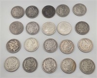 "O" Mint Morgan Silver Dollar Lot (20) coins