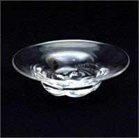 VTG Signed Orrefors Hand Polished Crystal Bowl