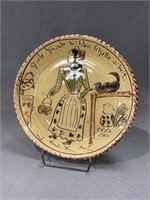 SJ Pottery Redware Plate