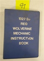 REO Wolverine 1927-28 Mechanic Book