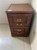 Wooden 2-Drawer Lateral File Cabinet