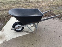 Fiberglass wheelbarrow