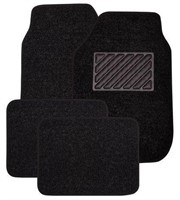 Autodrive Heavy Duty Mats Black 4pc