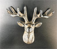 Stag head cabinet knob made from cast iron, total