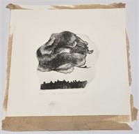 VTG SIGNED & NUMBERED ETCHING TITLE "THE FRONT"