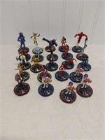 25 Misc Heroclix Figurines/cards not included