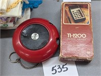 Calculator and Radio