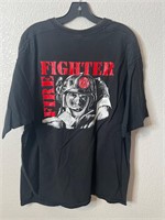 Fire Fighter Y2K Art Shirt