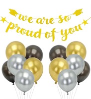 Joyin Gold Letter Garland"We are so proud of you"+