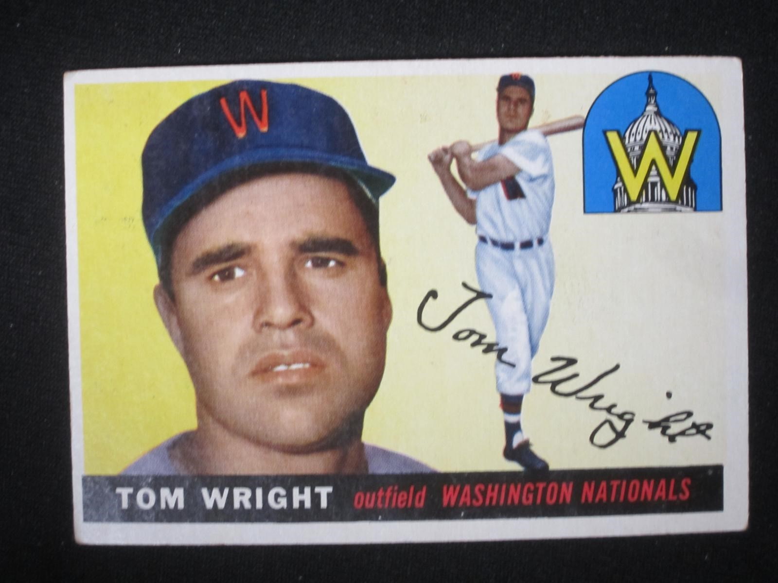 1955 TOPPS #141 TOM WRIGHT NATIONALS