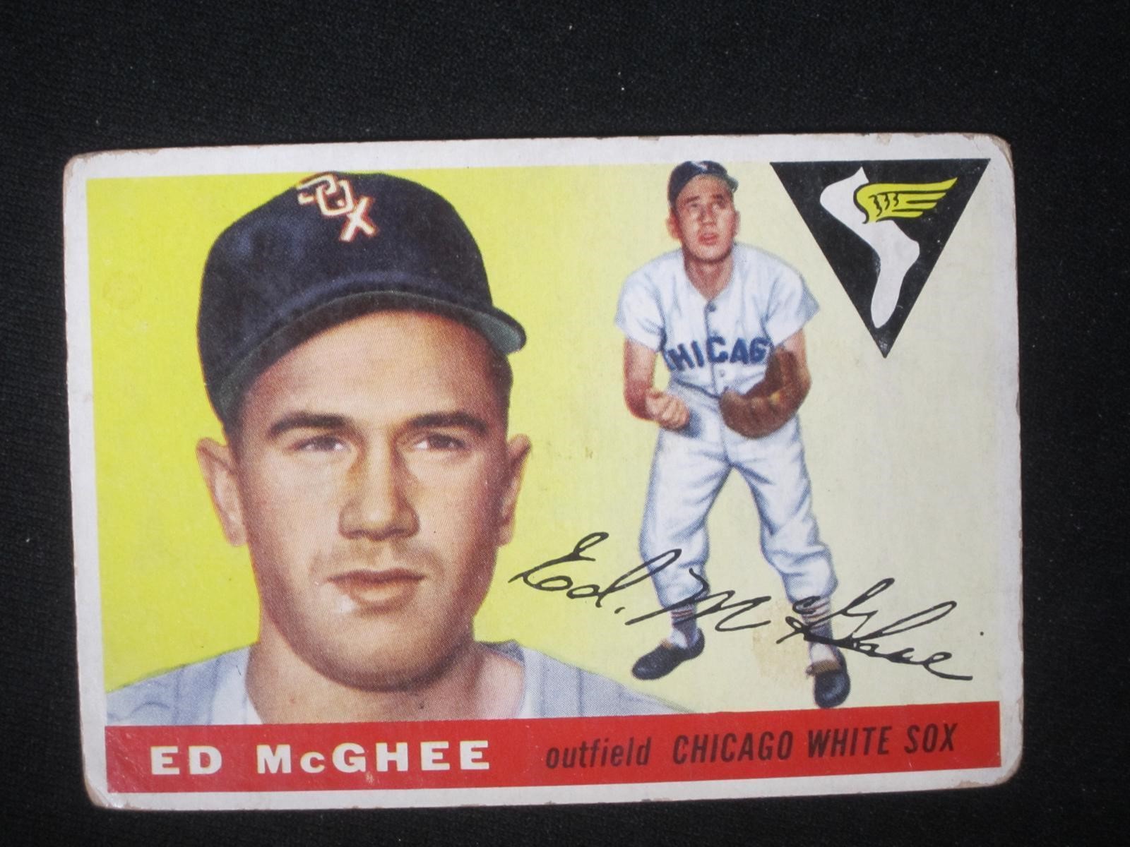 1955 TOPPS #32 ED MCGHEE WHITE SOX