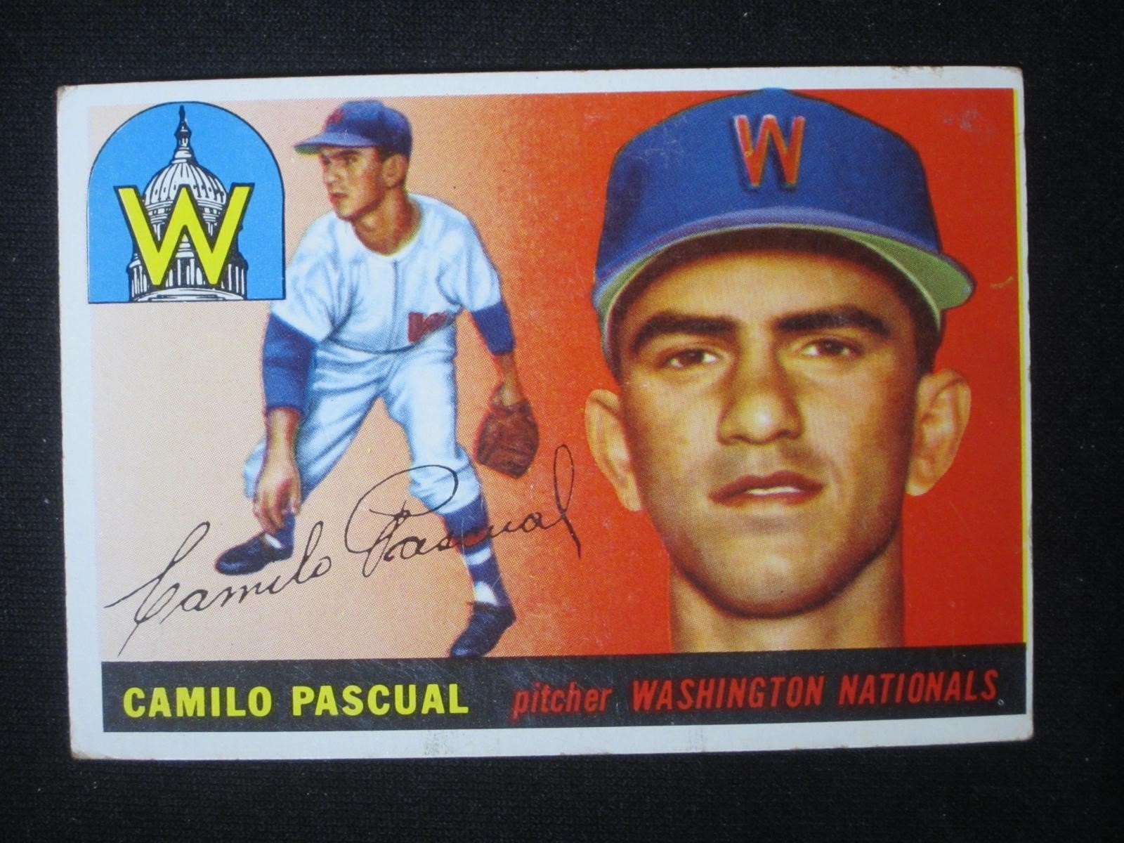1955 TOPPS #84 CAMILO PASCUAL NATIONALS