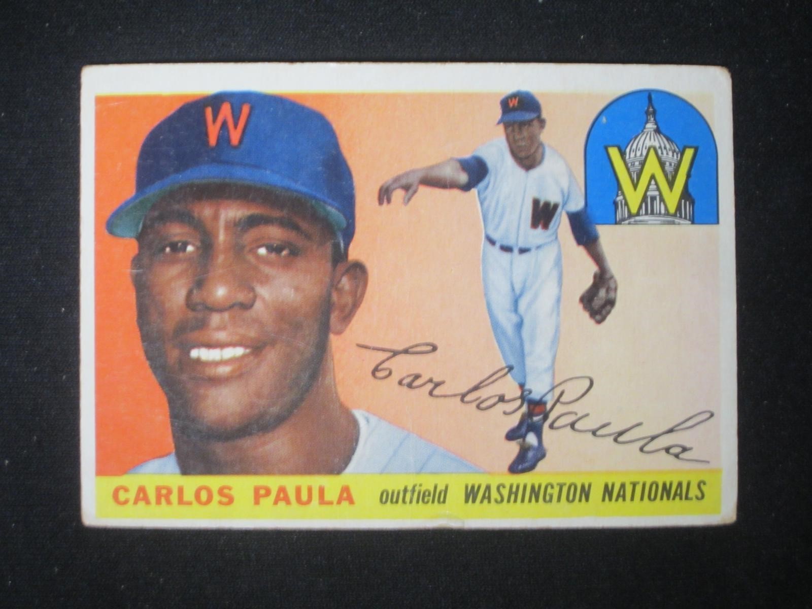 1955 TOPPS #97 CARLOS PAULA NATIONALS