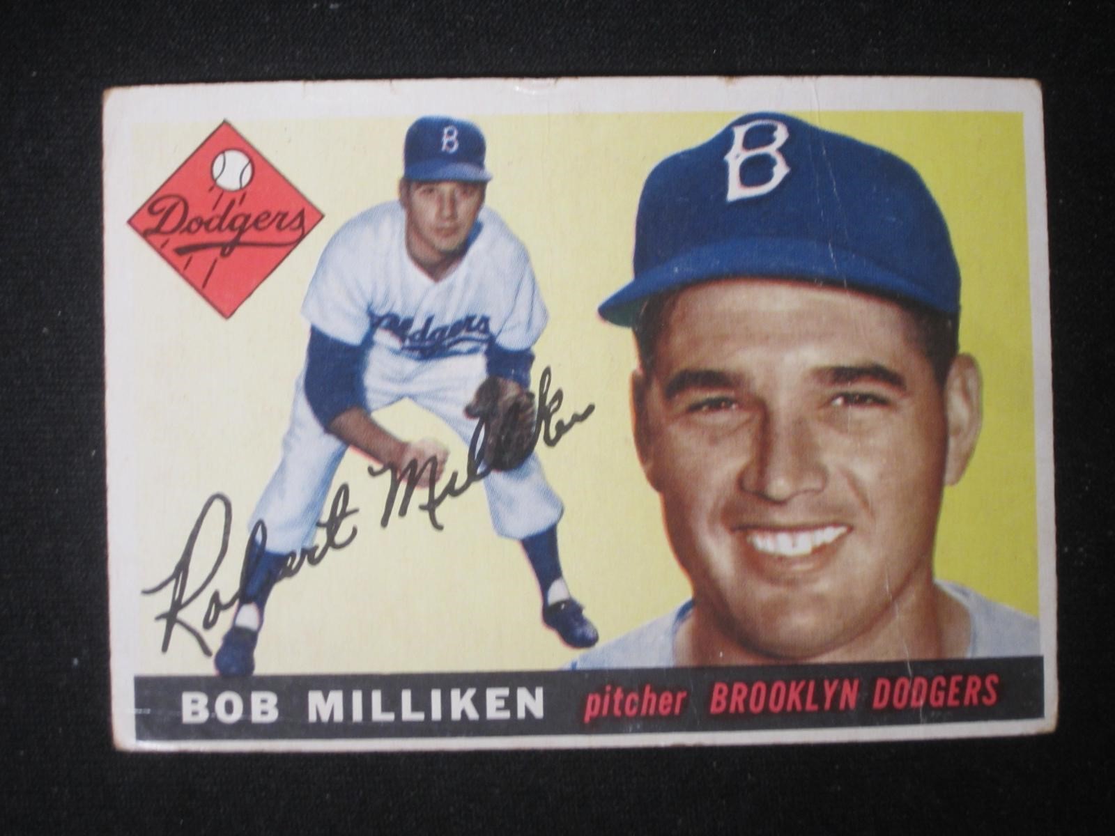 1955 TOPPS #111 BOB MILLIKEN DODGERS