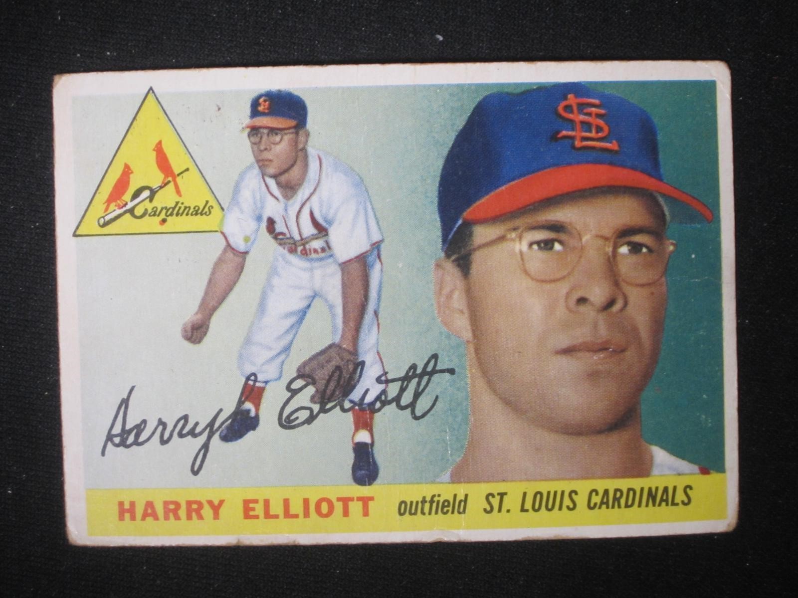 1955 TOPPS #137 HARRY ELLIOTT CARDINALS