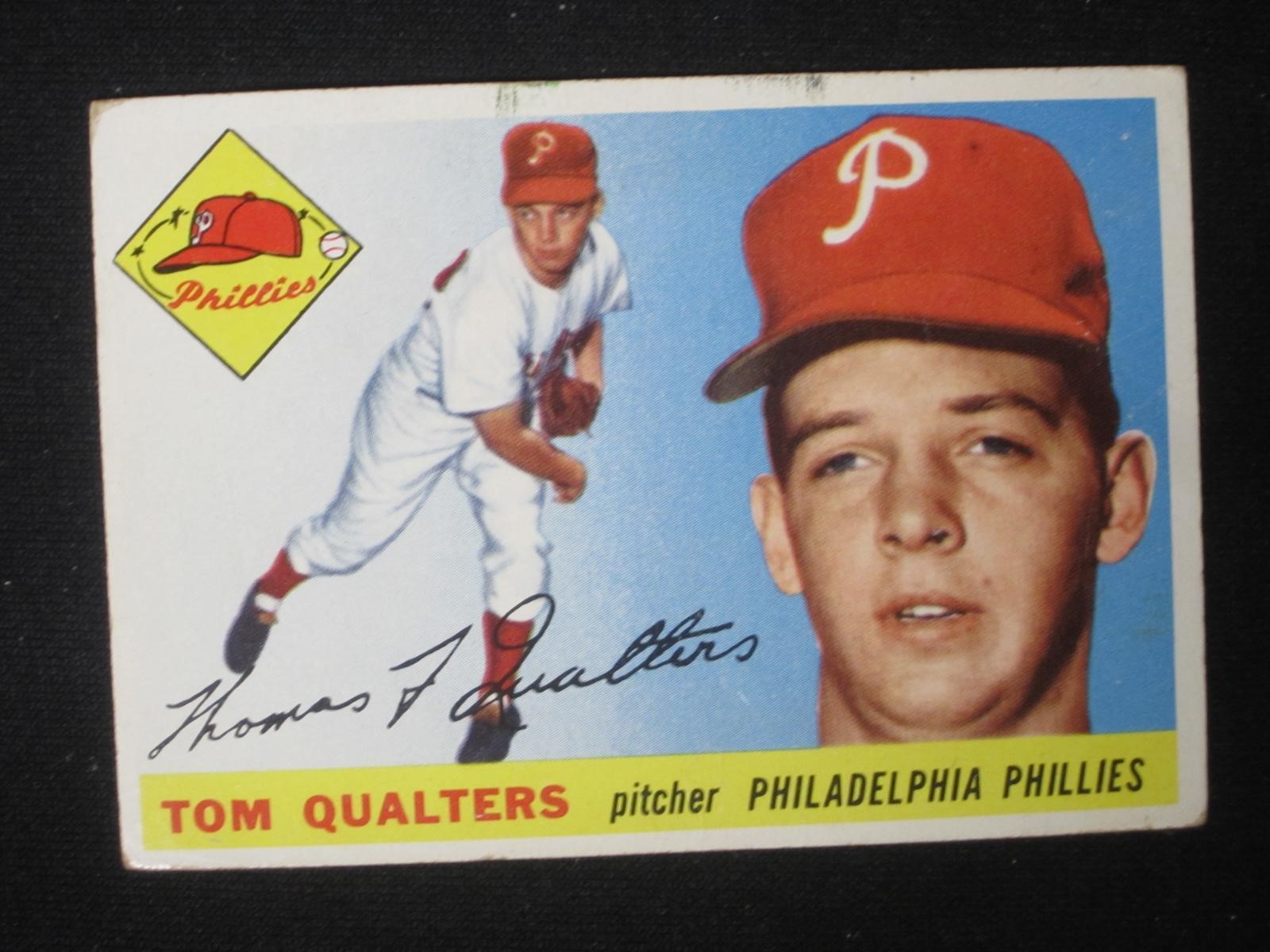 1955 TOPPS #33 TOM QUALTERS PHILLIES