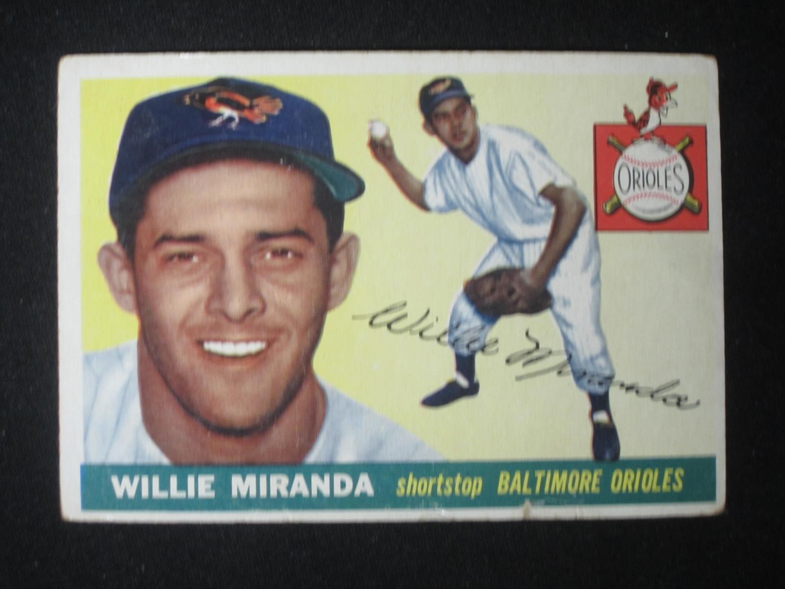 1955 TOPPS #154 WILLIE MIRANDA ORIOLES