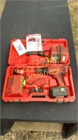 MILWAUKEE CORDLESS DRILL WITH CASE