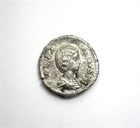 170-217 AD Julia Domna AU AR Denarius