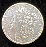 (Q) 1900 U.S. Morgan Silver Dollar