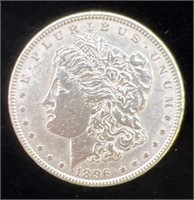 (Q) 1896 U.S. Morgan Silver Dollar