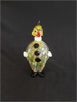Vtg Glass Clown Decanter by Murano
