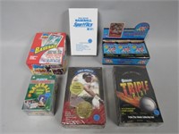 (5) FACTORY BOXES OF BASEBALL CARDS: