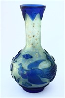 Chinese Cameo Glass Vase