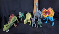 assorted dinosaurs