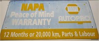 Napa Auto Pro Tin Sign