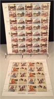 (2) U.S. Stamp Sheets