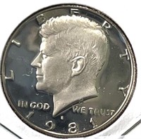 1981S Kennedy Half Dollar PROOF