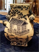Antique Chinese Blue & White Vase