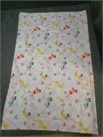 Tinkerbell toddler flat sheet, 57" x 44"