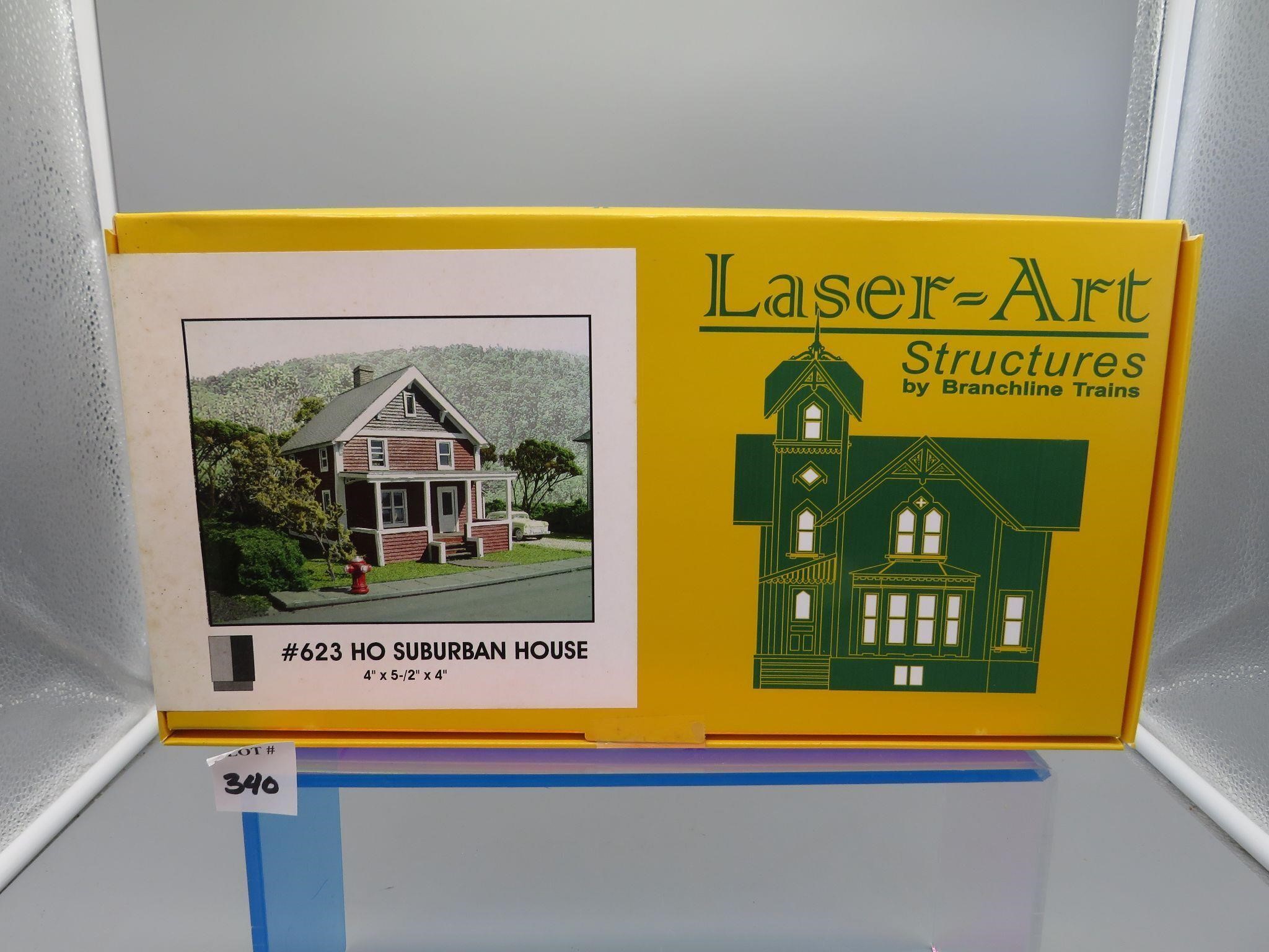 Laser Art #623 HO Suburban House